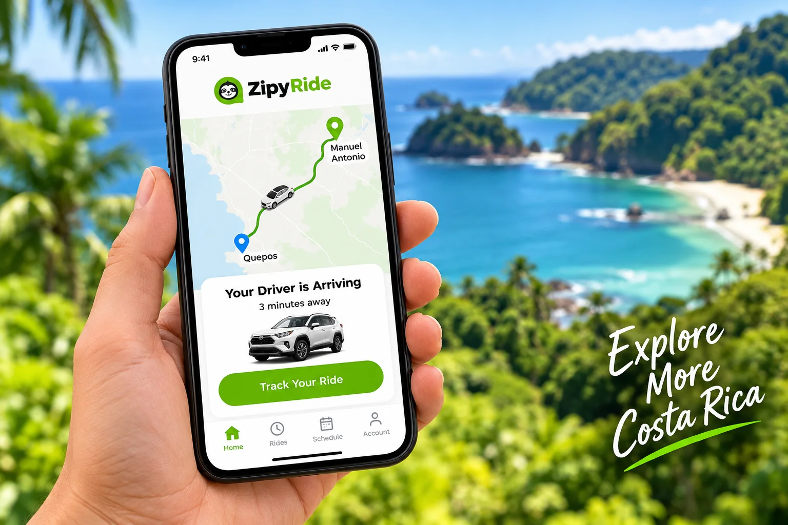 Schedule transportation with Zipy Ride