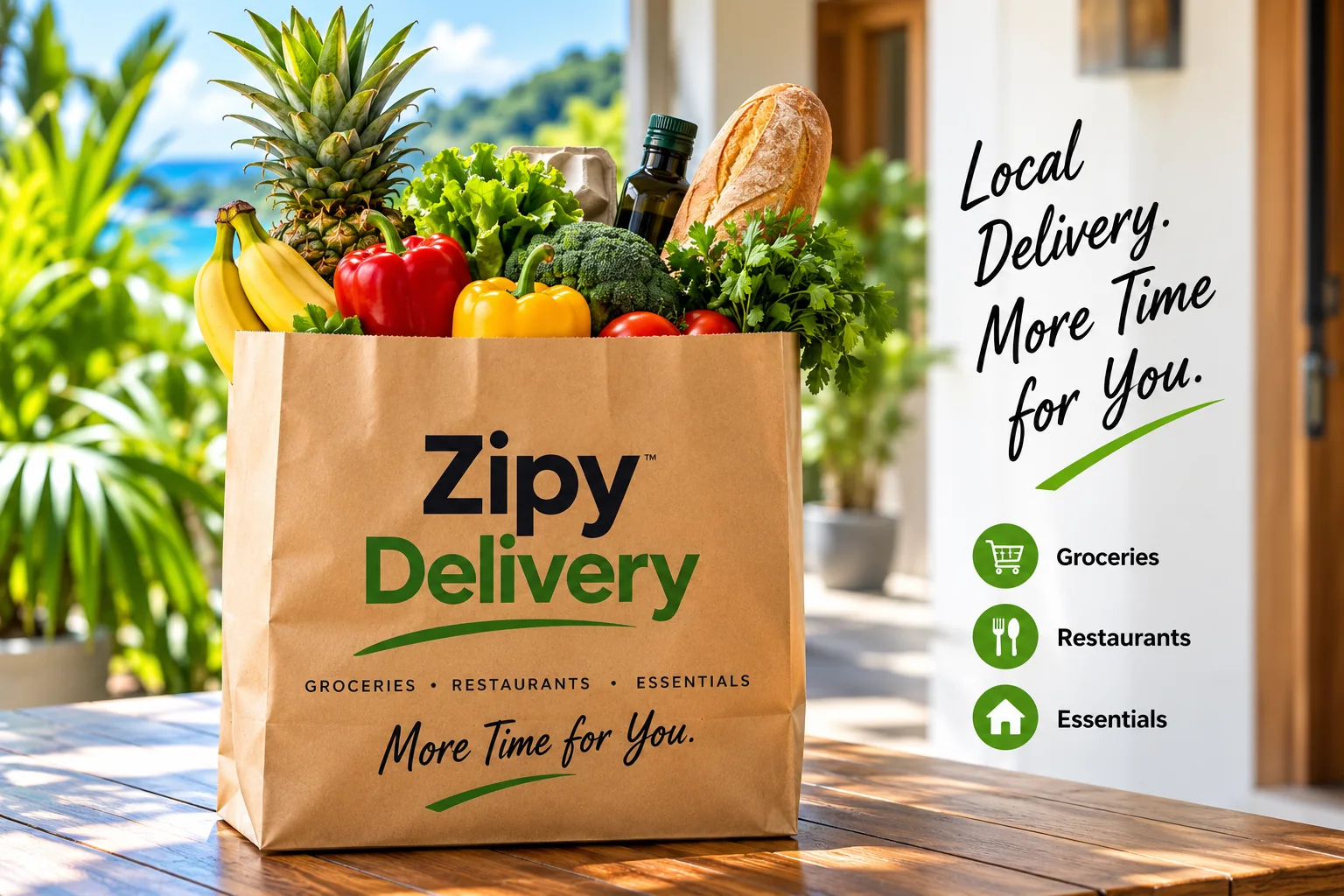 Zipy Delivery groceries and essentials in Manuel Antonio and Quepos
